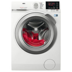 AEG L6FBG842R Freestanding Washing Machine, 8kg Load, A+++ Energy Rating, 1400rpm Spin, White